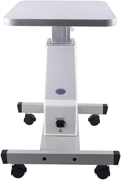 Optical Optometry Instrument Table, Adjustable Height Work Lift Table, Motorized Instrument Table, 15.75 * 18.9in Optometry Equipment, Electric Optometry Lift Table for Eyeglass Store