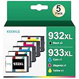 Seitenleistung:1050 Seiten Pro 932XL Schwarz Tintenpatronen, 825 Seiten Pro 933XL Cyan/Gelb/Magenta Farbe Tintenpatronen(Basierend auf 5% Deckung)
