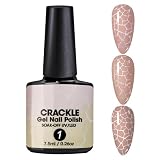 Crackle Nagellack, stilvoll lang anhaltende Nagelöl, chip-resistente knisterne Effekt...