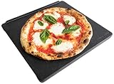 NerdChef Speed Steel Pro - High Performance Pizza Baking Stone - Built-in Handles & Speed Heating Fins (.90' Thick)