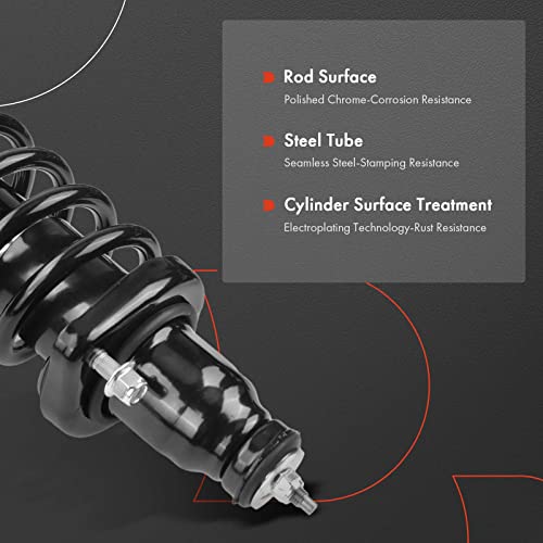 A-Premium Rear Complete Strut Assemblies with Coil Springs, Set of 2 by A-Premium - Used condition - Image 5