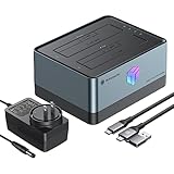 【Umfassende Kompatibilität】 Dieses externe Festplattengehäuse ist mit Windows, Linux, Mac OS und mehr kompatibel und kann an PCs, Laptops, Smart-TVs, Smart-Router und andere Geräte angeschlossen werden.