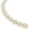 Swarovski Una Angelic set, Set (3), Round cut, Clear, Gold-tone Finish