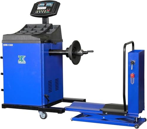 XK-SBM1300 Wheel Balancer Machine Rim Clamp 10-26 Inches for Commercial Truck Tire 220V Single Phase