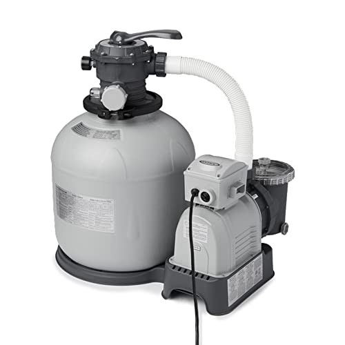 Intex Krystal Clear Sand Filter Pump for Above Ground Pools, 16', 110-120V with Gfci