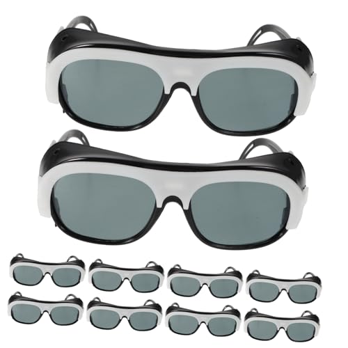 Garneck 10PCS for Welders Scratch Protective Eyewear Goggles Lightweight and Comfortable Fit Compatible with Masks for Full Protection