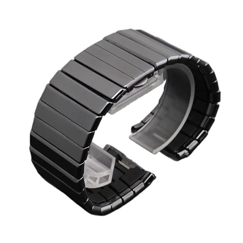 Image of RTRCAGAKM Ceramic WatchBand Replacement Fit For Rado Fit For DIAMASTER Series Black Watch Chain Men's 27mm 35mm Watch Strap Bracelet(27mm)