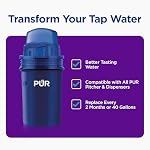 PUR Faster Basic Water Purifier Pitcher Replacement Water Filters (Pack of 4)