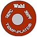 Wahl Instruments 414-360F-182C Round Single Position Temp-Plate, 360 degrees F and 182 degrees C (Pack of 20)