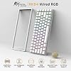 RK ROYAL KLUDGE RK84 Wired RGB 75% Hot Swappable Mechanical Keyboard, 84 Keys Tenkeyless TKL Gaming Keyboard w/Programmable Software, RK Red Switch