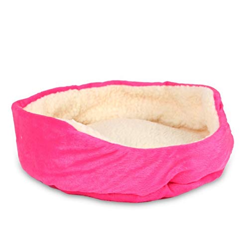 Panier pour chien court en peluche isolante avec isolation thermique pour toutes saisons