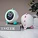 Kids Alarm Clock, Toddler Sleep Training Clock with Night Lights, Sound Machine, Time to Wake Dinosaur Alarm Clock for Children, Gift Ideas for Kids Toddler Boy Girl (Green)