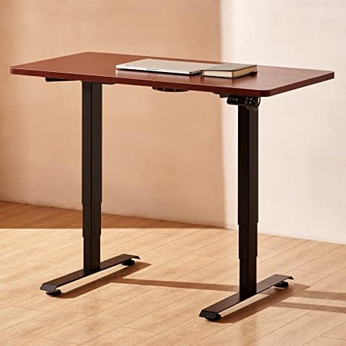 CO-Z Standing Desk Frame, Electric Computer Desk Frame, Dual Motor Sit Stand Up Height Adjustable Desk Legs, 60-127cm Motorised Home Work Office Desk Lift with Control Panel and Memory Settings, Black