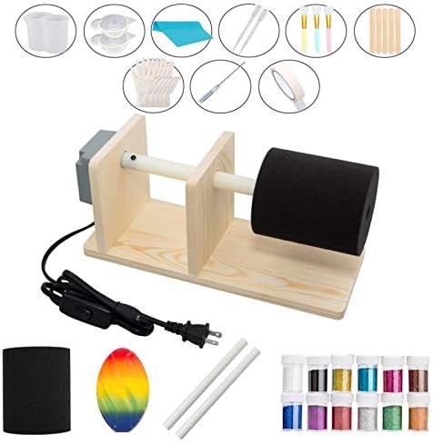 Cup Turner Tumbler Cuptisserie Kit - Cup Spinner for DIY Glitter Epoxy Crafts Tumblers