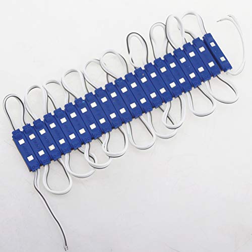 Image of Super Bright 200pcs 2835 2 LED Module Sign Lights Blue Waterproof Decorative Light for Letter Sign Advertising Signs with Tape Backside (Blue)