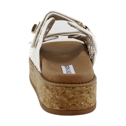 Image of Steve Madden BigSchmona Women's Sandals Bone Multi Size 9 M