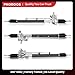 PHOBOOS Hydraulic Power Steering Rack and Pinion Assembly Compatible with Acura TSX 2004-2008, L4 2.4L. New Unit, Leak-proof, Direct Bolt-On Fit, Ref. 26-2720