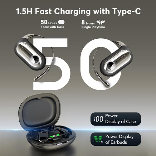 Image of 168 Languages AI Live Translation Earbuds, 4-in-1 Smart Mode Bluetooth 5.4 Touch Screen Earphones Real-Time Headphones Translator, Fit iOS and Android Ideal for Business and Learning,Navy Blue