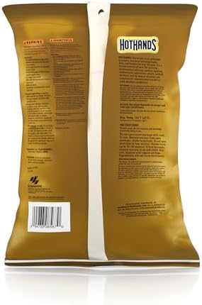 HotHands Body & Hand Super Warmers - Long Lasting Natural Odorless Air Activated Warmers - Up to 18 Hours of Heat - 10 Individual Warmers - 2