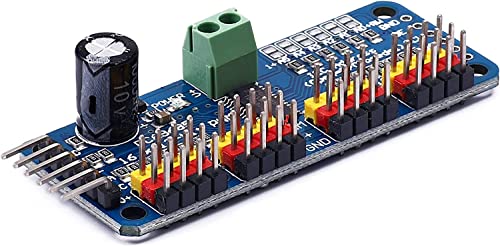 Image of REES52 2pcs PCA9685 16 Channel 12 bit PWM Servo Motor Driver I2C IIC Module for MG90S SG90 MG995 Compatible with Arduino Raspberry Pi