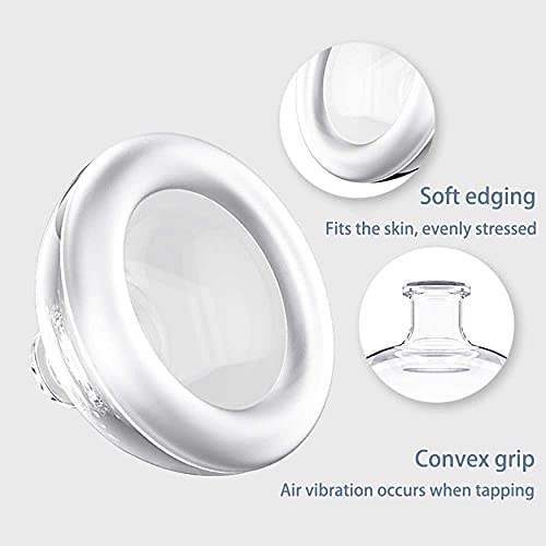Fanwer Palm Chest Percussion Cup - Chest Physical Therapy Aids(CPT), Mucus Removal Device, Helps to Break up Mucus by Percussion and Postural Drainage, Professional Palm Sputum Remover