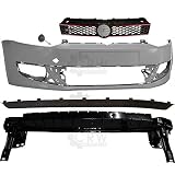 Stoßstange vorne grundiert Set Kit Stoßstange vorne grundiert +Träger+Zubehör für VW Polo 6R Bj. 09-14