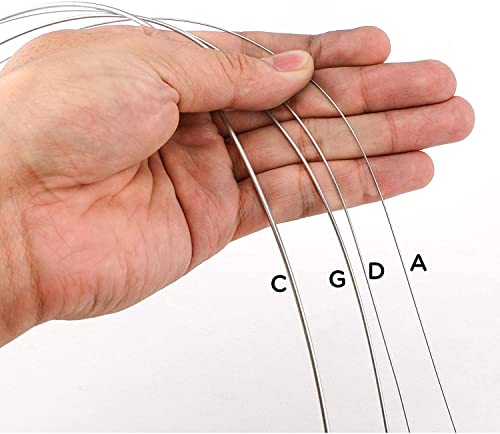 Luter D02055 4/4 Cello String Universal Set Classic Silver String (Adgc) Steel Core thumb #1