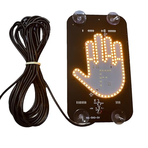 Lámpara LED dedo medio para auto y camión miniatura 2