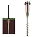 22‘’Long Soild Metal Rod holder Beach/Garden Umbrella Sand Flag Pole Holder/Grass Anchor/ Ground Spike Base For Rotary Dryer Clothes Line