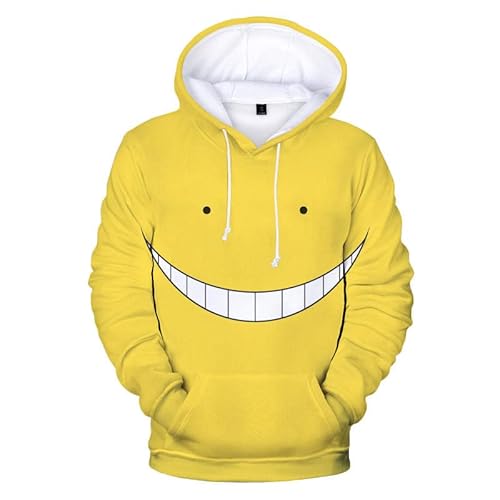 YUANOU Assassination Classroom Sweat À Capuche Koro Sensei 3D À Capuche Hommes Femmes Mignon Pull Anime Sweats Vêtements Sweats Cover