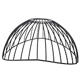 Cabilock Pantalla de Lámpara Vintage Industrial de Malla Soporte para Bombilla Edison Pantalla Estructura Estable Estilo Steampunk para Salón y Cocina