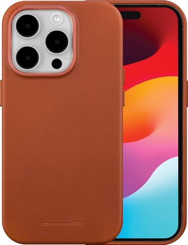 Coque en cuir dbramante1928 Roskilde iPhone 15 Pro Max MagSafe Tan