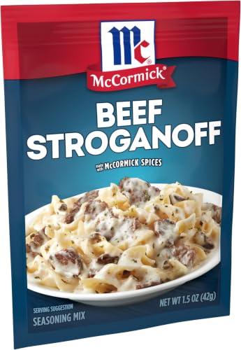 McCormick Beef Stroganoff Seasoning Mix, 1.5 oz (Pack of 6)