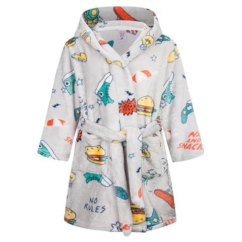 NautySaurs Hooded Fleece Robe for Kids Cover