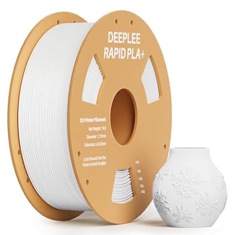 DEEPLEE Rapid PLA Plus Filament 1.75mm White 1kg