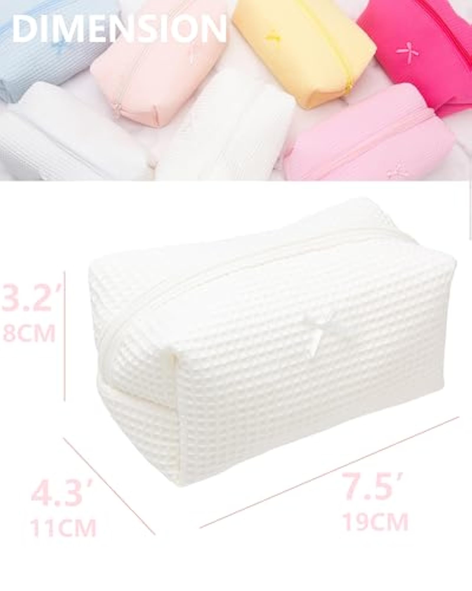 Cozy Small Aesthetic Makeup Bag for Women