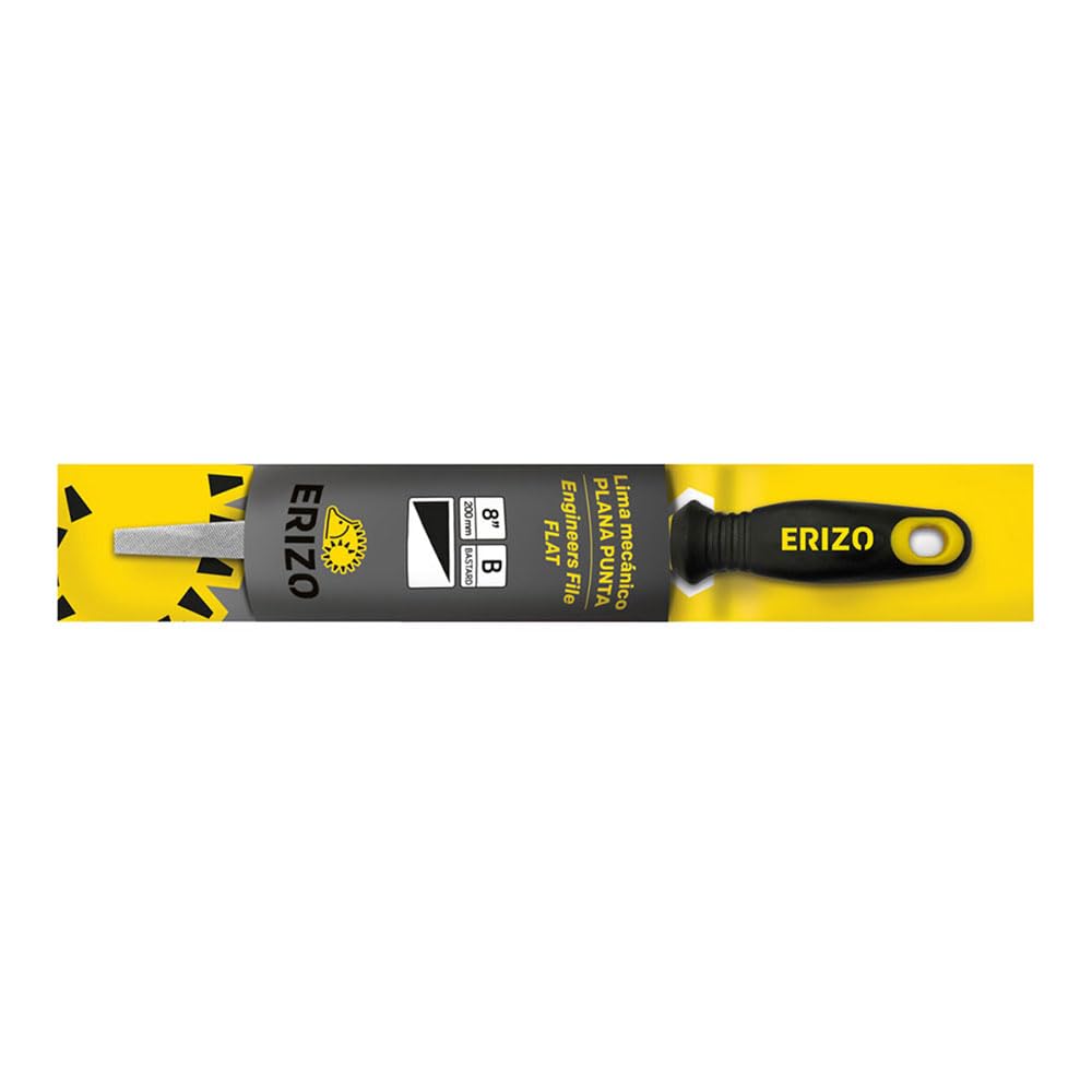 Nuevo 2024 – File de mecánico Plana Punta basta de 6 inches with Mango bimaterial y colgador