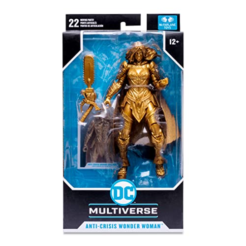 BANDAI - McFarlane - Figura de Acción DC Multiverse - Anti-Crisis Wonder Woman Multicolor TM15234