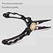 Meloyankoo Muti-Function Fishing Pliers,Fishing Tool Fly Fishing Gear,Fish Lip Gripper,Fishing Pliers,Hook Remover Split Ring,Ice Fishing Gifts for Men