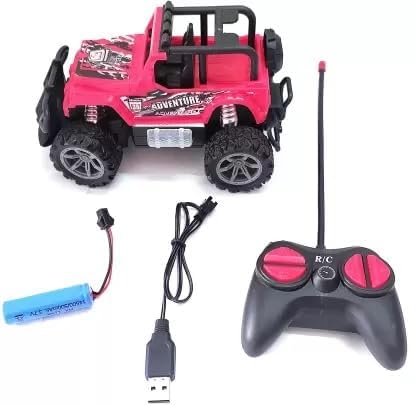 Dhairya D Enterprise RC Off Road Cross Country Mini.Mini Full Remote Control Rechargeable Radio Control Car Truck High Speed Off-Road Rock Crawler Monster Truck with Mist Smoke Spray