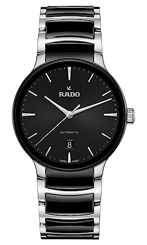 Rado Centrix Automatic Black Dial, Silver Index, Date Display and Swiss Automatic Movement