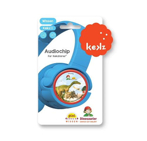 Kekz Audiochip für Kekzhörer, Pixi Wissen - Kekz 1: Dinosaurier, Hörspiel für Kinder ab 6 Jahren, Spielzeit ca. 25 min