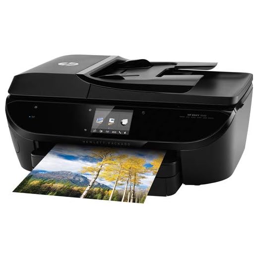 HEE7640 Envy Wireless 7640 e-All-in-One Photo Copier, Scanner, Fax and Printer with Mobile Printing, Duplex, Up to 22 ppm, Up to 4800 x 1200 dpi