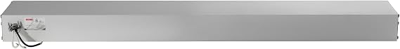 Kratos Commercial Electric Strip Warmer | 36 Long Overhead Hanging Food Warmer for Restaurants | Hardwired Design | 120V, 500 Watts | Toggle Control | Hanging Chains Included | NSF (28W-207)