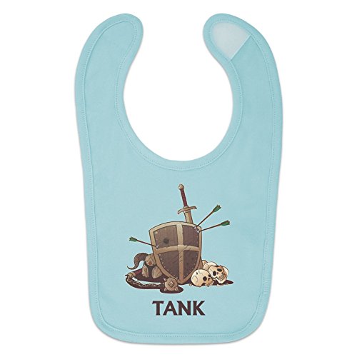 Tank Warrior RPG MMORPG Class Role Playing Game Baby Bib2