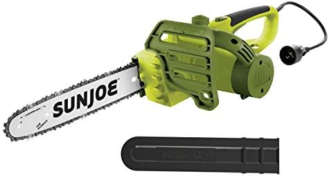 Sun Joe SWJ698E 12-inch 9-Amp Electric Chain Saw with Kickback Safety Brake