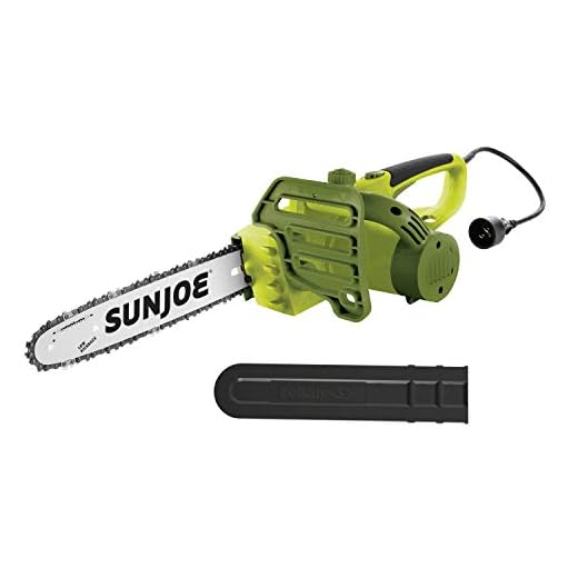 Sun Joe SWJ698E 12-inch 9-Amp Electric Chain Saw with Kickback Safety Brake