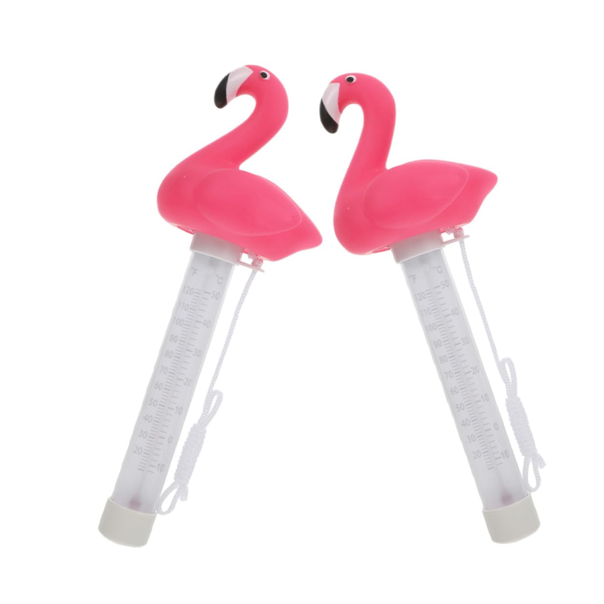 Toyvian 2pcs Floating Pool Thermometer for Hot Tub and Spa, Large Easy-Read Dial Waterproof Water Temperature Measuring Tool for Swimming Pool and Pond Use