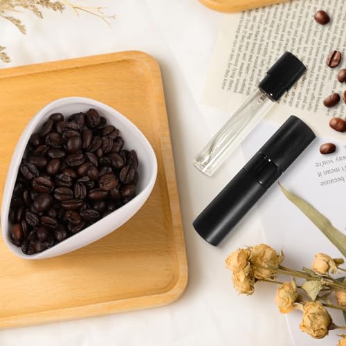2stk Kaffee-Dosierbecher mit Sprühflasche, Keramik-Kaffeebohnen-Dosiertablett und Schorle für Tee Espressogefäß-Zubehör-Set Geschenk für Kaffeeliebhaber (Bis zu 35g Kaffeebohne)