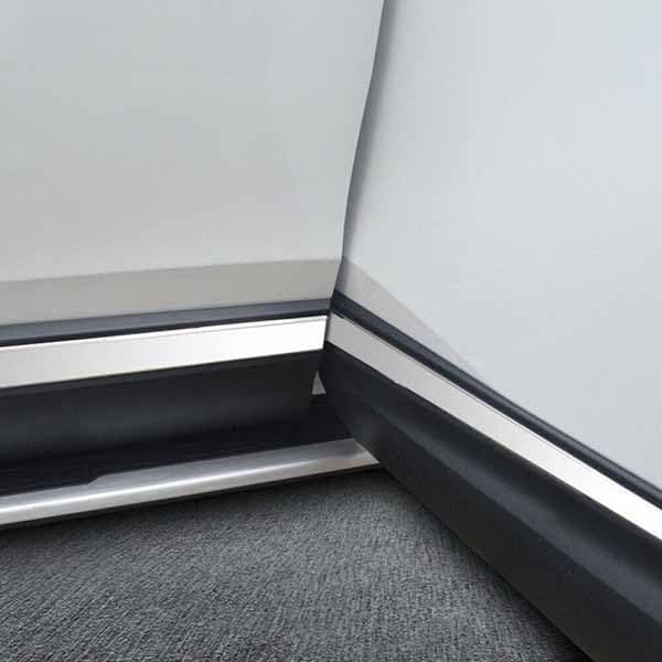 Miniatura 5 de Moldura lateral de cuerpo de puerta cromada para CR-V EX-L EX LX 2017-2021 Cubierta de moldura de puerta de acero inoxidable 8 piezas